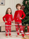 Gezinsset kerst pyjama's voor moeder, dochter en baby - lange mouwen 1