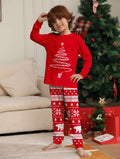 Gezinsset kerst pyjama's voor moeder, dochter en baby - lange mouwen 2