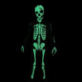 Gloeiende Skelet Halloween Kinderen Zombie Kostuum 2