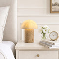 Glynnis Wabi-Sabi Travertine Mushroom Table Light 4