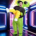 Grappige Opblaasbare Halloween Alien Kostuum voor Mannen | Ride On Stijl 1