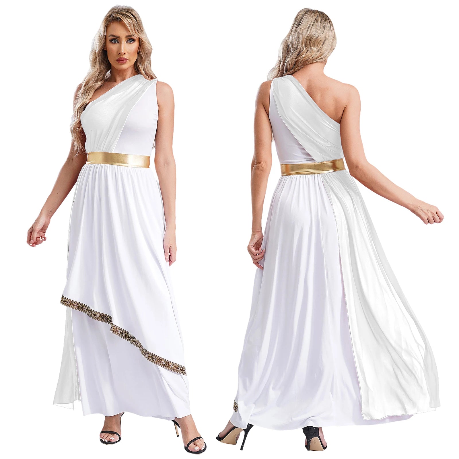 Griechisches Göttinnenkleid für Damen – Circe-Kleid, Karnevalskostüm 12