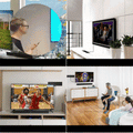 HDTV Antenne Indoor mit Signalverstärker | Slim TV-Antenne für HD-Empfang | Koaxialkabel inklusive | einfache Installation 2