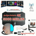 HDTV Antenne Indoor mit Signalverstärker | Slim TV-Antenne für HD-Empfang | Koaxialkabel inklusive | einfache Installation 3