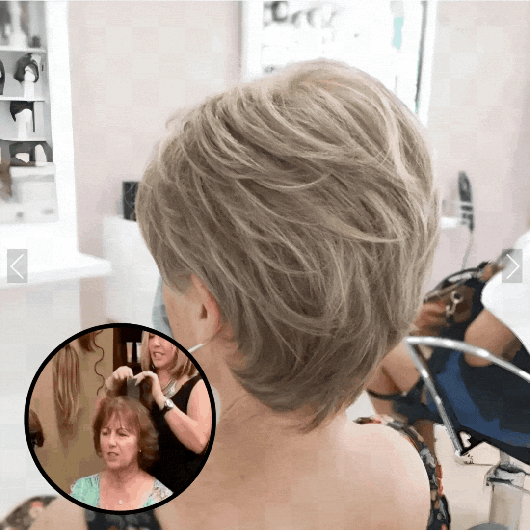 Haarspange mit Haarverlängerung 20 cm | Clip-in für natürliches Volumen & schnelles Styling | Synthetische Faser, mehrere Farbtöne 1
