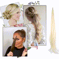 Haarteil Pferdeschwanz voluminös & einfach anzubringen | Sicherer Halt & natürliches Styling | Leicht zu tragen, mehrere Farben & Styles 7