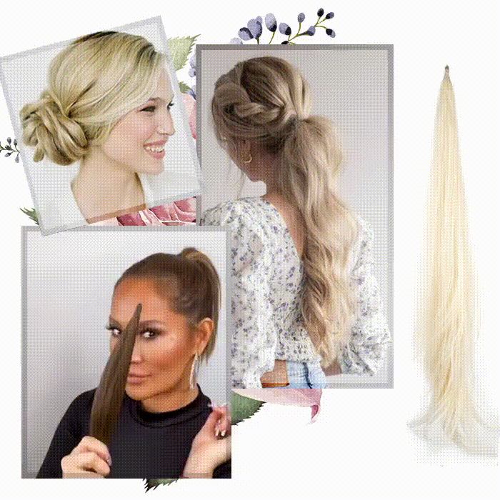 Haarteil Pferdeschwanz voluminös & einfach anzubringen | Sicherer Halt & natürliches Styling | Leicht zu tragen, mehrere Farben & Styles 7