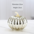 Halloween Decoraties Glas Pompoen LED Verlichting Set 5
