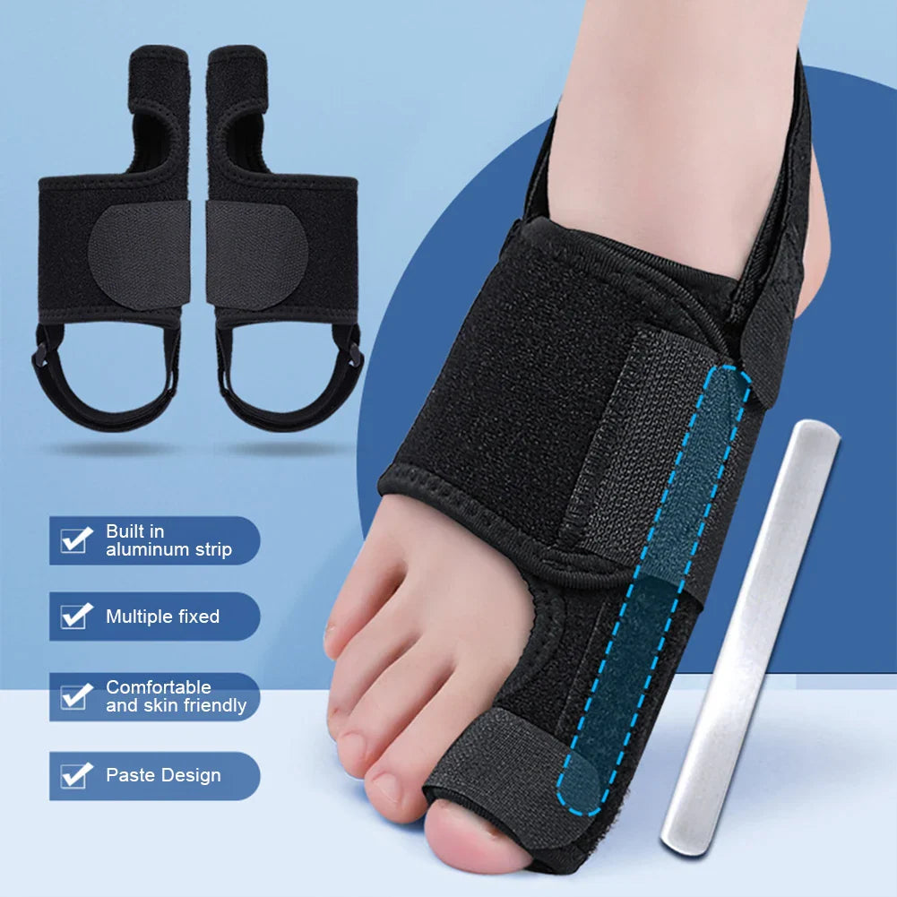 Hallux Valgus Korrektor – Orthopädische Zehenkorrektur mit Verstellbarem Riemen, Atmungsaktiv und Hautfreundlich 0