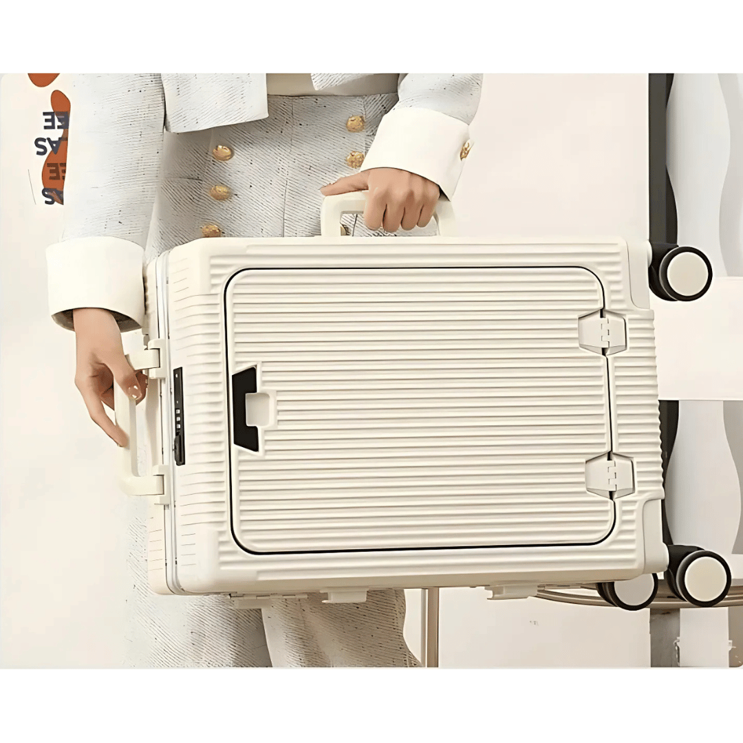 Handgepäck Koffer 20 Zoll mit Laptopfach, TSA-Schloss und USB-Anschluss, leicht und robust 4