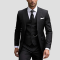 Herenpak Driekleurig Slim Fit Met Blazer, Gilet En Broek Voor Bruiloften 0