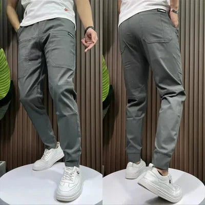 Herren Cargo-Hose Stretch mit 6 Taschen | schnelltrocknend & schmutzabweisend | elastischer Bund | Outdoor & Alltag 2