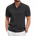 Herren T-Shirt aus Baumwolle und Leinen mit natürlichem Falten-Look 4