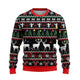 Motif de Noël rouge-vert