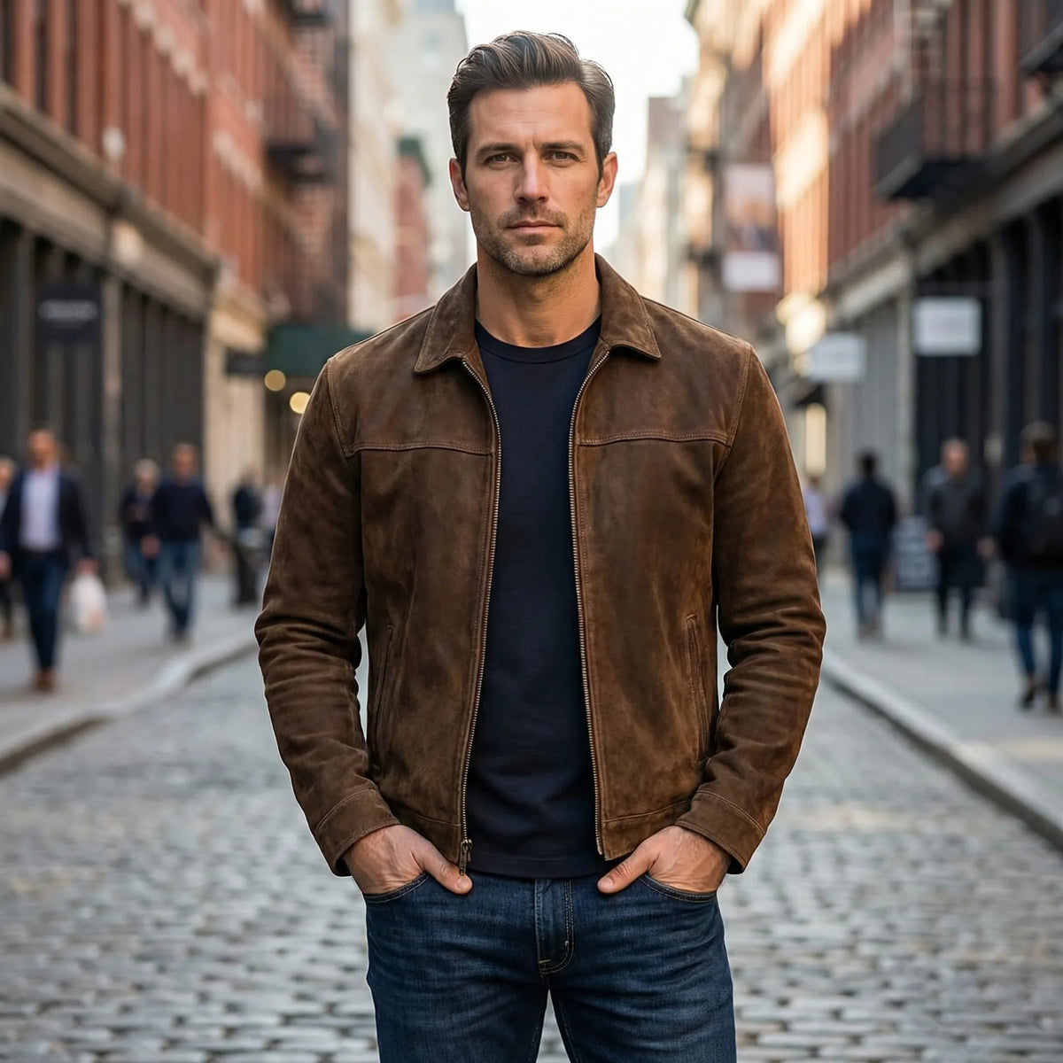 Hugo - Men's casual zip-up jacket 1