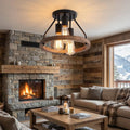Industrielle Bauernhof-Deckenlampe – Hearthly 0