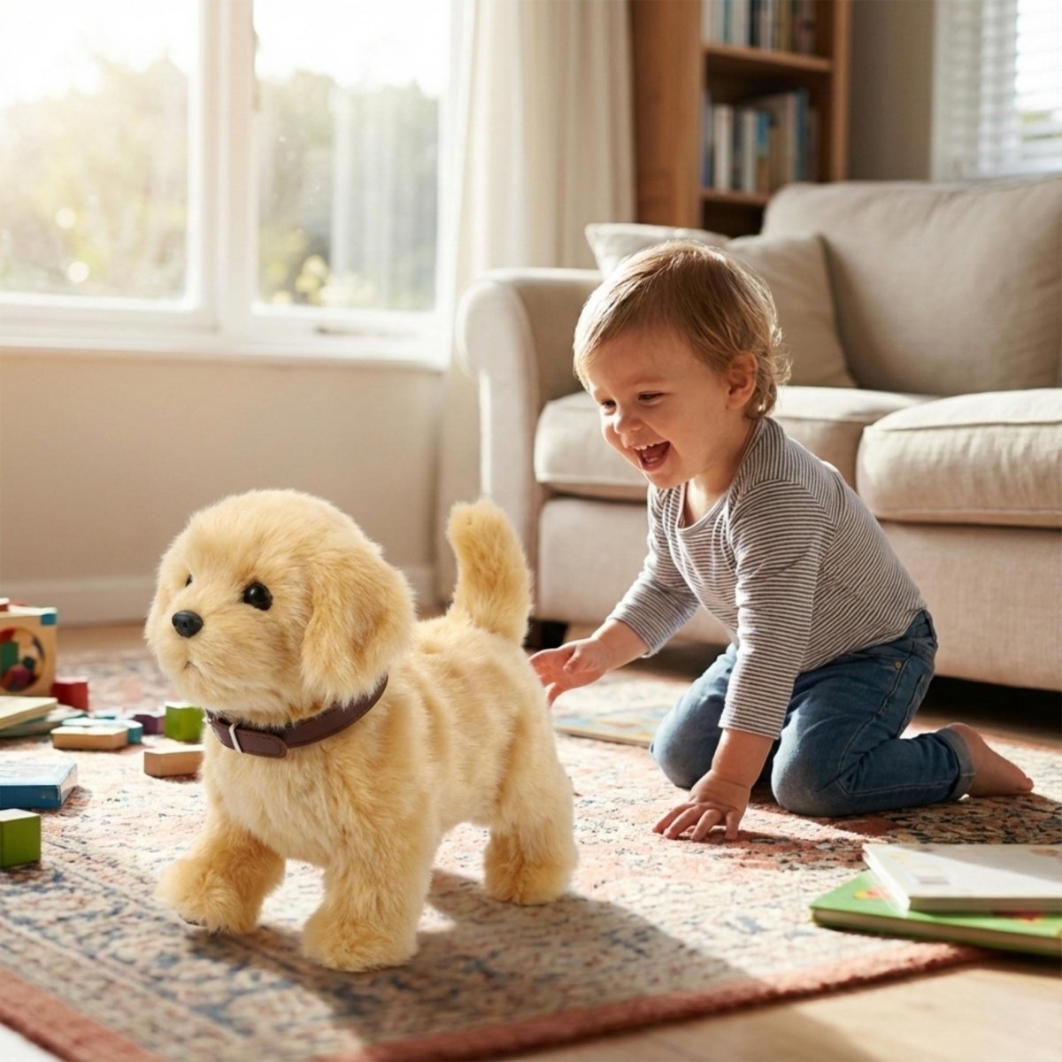 Interaktiver Roboterhund – Plüschhund mit Bewegung und Geräuschen 9