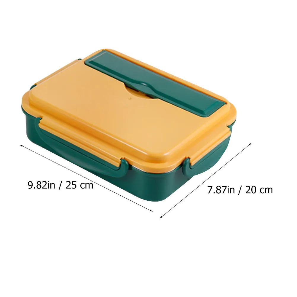 Isolierte Bento-Box aus Edelstahl und PP, 1,5 l, auslaufsicher, tragbar für Schule und Büro 4