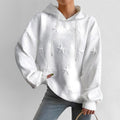Jade kuscheliges Damen Sweatshirt mit Kapuze | Samtig-weicher Stoffmix & Relaxed Fit | Rippbündchen, einfarbig, S–XL 1