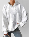 Jade kuscheliges Damen Sweatshirt mit Kapuze | Samtig-weicher Stoffmix & Relaxed Fit | Rippbündchen, einfarbig, S–XL 3