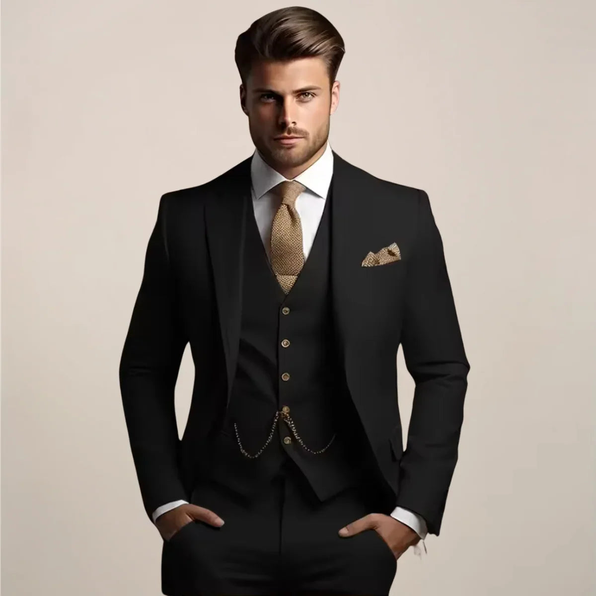 Karl - Three-piece slim-fit suit 6