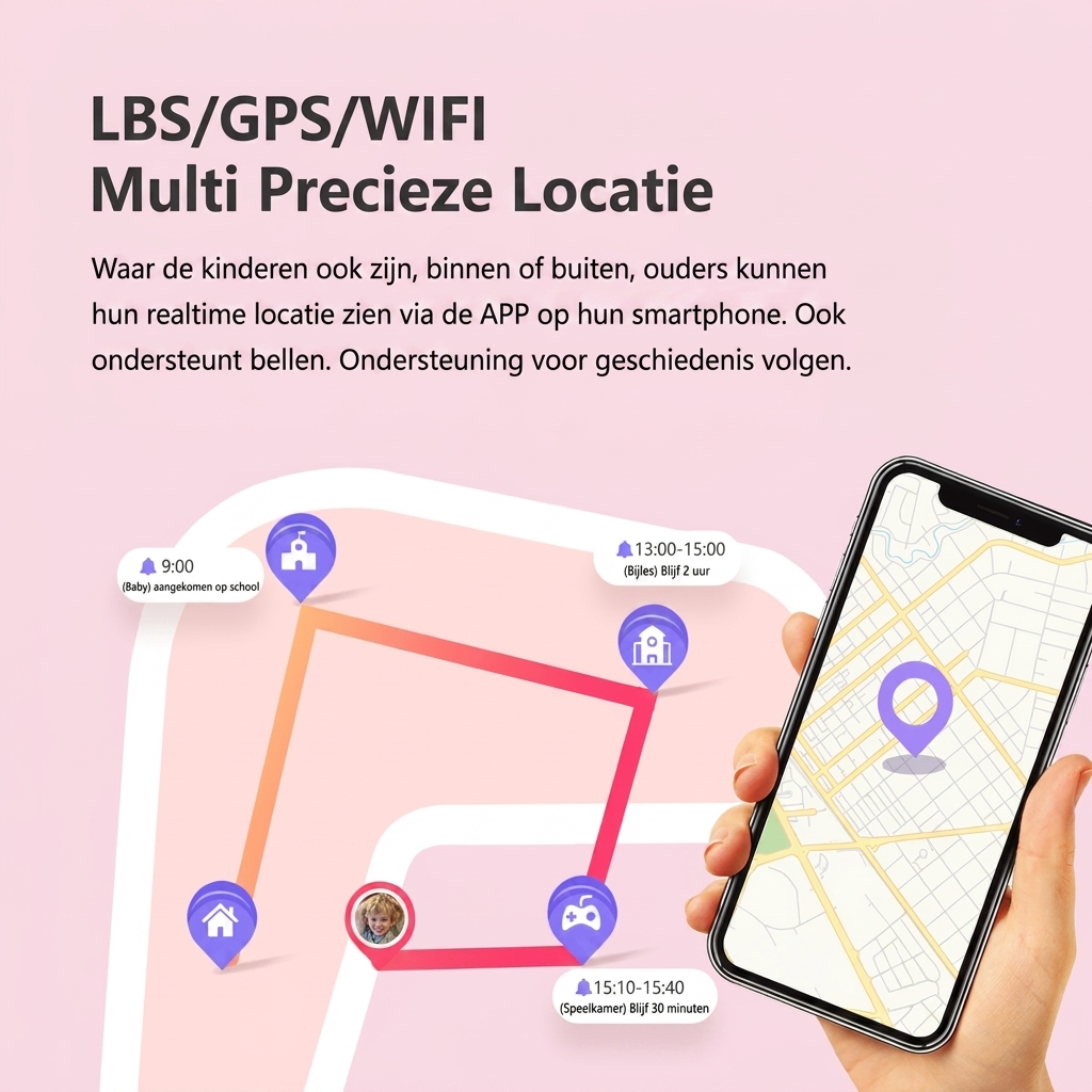 Kinderhorloge met GPS‑Tracking 4