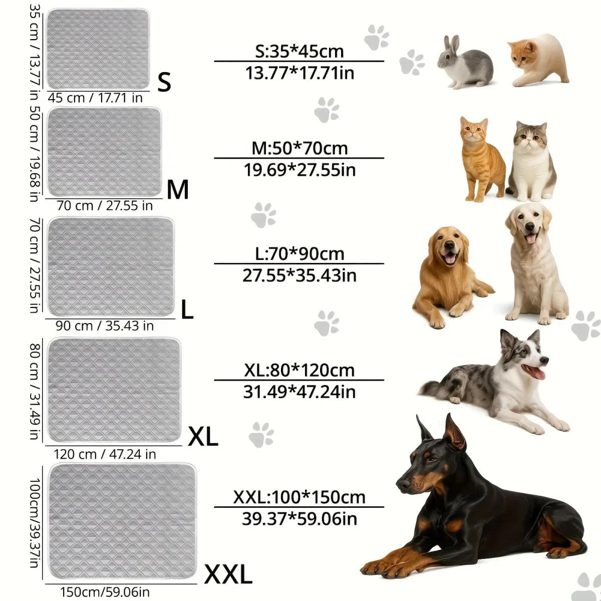 Kühlmatte für Hunde und Katzen – Atmungsaktive Liegefläche mit weicher Oberfläche für den täglichen Gebrauch 6