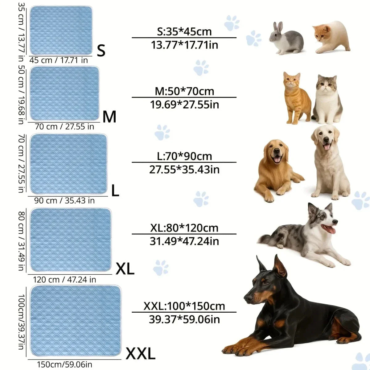 Kühlmatte für Hunde und Katzen – Atmungsaktive Liegefläche mit weicher Oberfläche für den täglichen Gebrauch 7