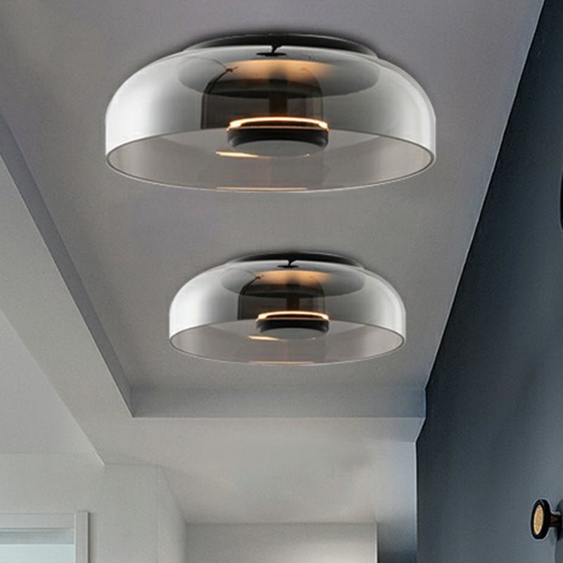 LED-Deckenleuchte aus Glas 0