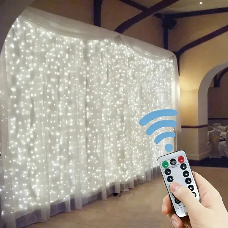 LED-gordijnlicht met Afstandsbediening - 3/4/6m USB Verlichting voor Sfeervolle Decoratie 0