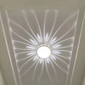 LED Kristall-Deckenleuchte — Strahlen-Lichtmuster, Warmweiß & Kaltweiß 6