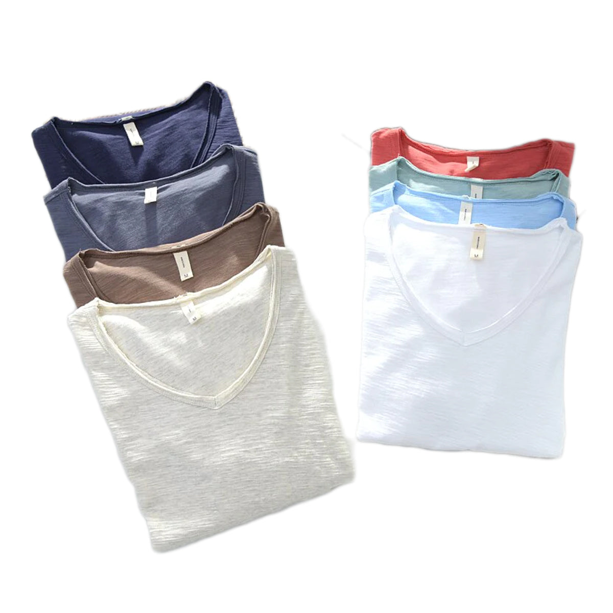 Leichtes Leinen V-Ausschnitt Shirt Herren – Atmungsaktiv & Sommerlich – Thilo 2
