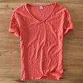 Leichtes Leinen V-Ausschnitt Shirt Herren – Atmungsaktiv & Sommerlich – Thilo 4