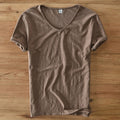 Leichtes Leinen V-Ausschnitt Shirt Herren – Atmungsaktiv & Sommerlich – Thilo 8