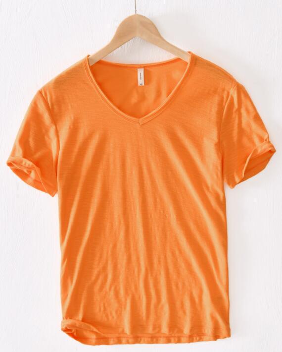 Leichtes Leinen V-Ausschnitt Shirt Herren – Atmungsaktiv & Sommerlich – Thilo 9