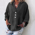 Leinenbluse Damen – Stilvolle Regular Fit Bluse aus Leinen für Frühling, vielseitig kombinierbar, verschiedene Farben 6