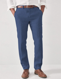 Leinenhose Herren Slim Fit 100% Leinen Atmungsaktiv für Sommerliche Anlässe 3