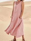 Leinenkleid mit Taschen - Lina 2