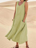 Leinenkleid mit Taschen - Lina 6