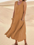 Leinenkleid mit Taschen - Lina 7