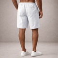 Leinenshorts für Herren, normale Passform, atmungsaktiv, Sommer, Freizeit 1
