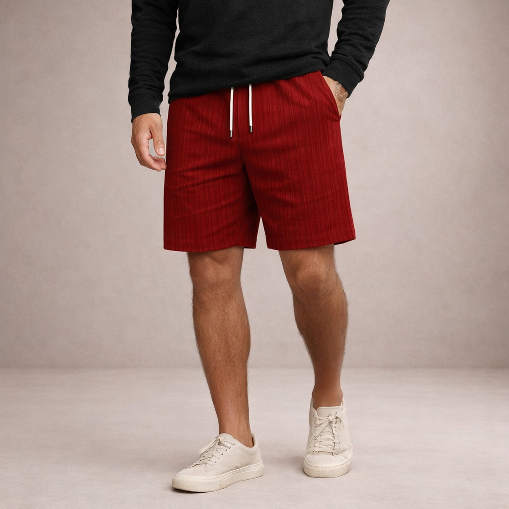 Leinenshorts für Herren, normale Passform, atmungsaktiv, Sommer, Freizeit 11