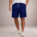 Leinenshorts für Herren, normale Passform, atmungsaktiv, Sommer, Freizeit 7