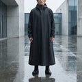 Long Hooded Riding Rain Jacket - Drizlecape 1