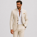 Lunelle | Heren Linnen Pak Slim-Fit Zomerse Elegantie 5