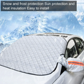 Magnetische Windschutzscheibenabdeckung Winter – Schutz vor Frost, Schnee und Sonne 3