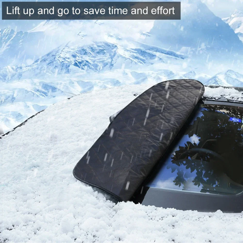 Magnetische Windschutzscheibenabdeckung Winter – Schutz vor Frost, Schnee und Sonne 5
