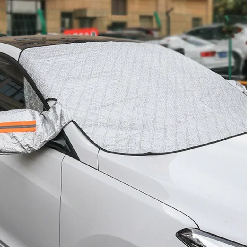 Magnetische Windschutzscheibenabdeckung Winter – Schutz vor Frost, Schnee und Sonne 8
