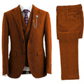 Michael - 3-Piece Herringbone-Patterned Suit 5