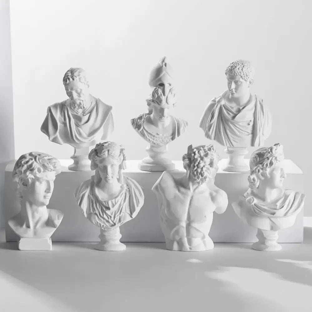 Mini-Gipsbüste 5-7 cm – Odyssee-Büste als Dekorationsgeschenk 1